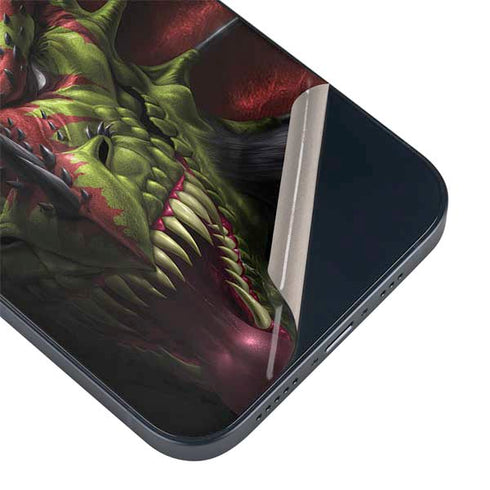 Lair of Shadows Dragon by Tom Wood iPhone 15 Skin