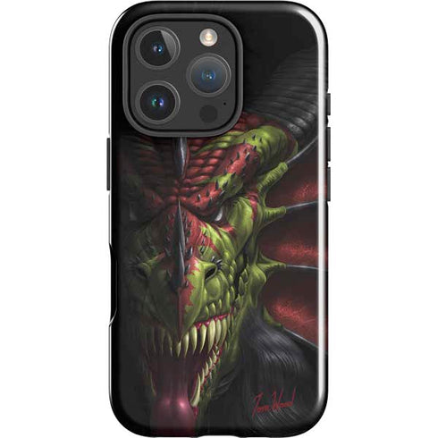 Lair of Shadows Dragon by Tom Wood iPhone 16 Pro Max Impact Case