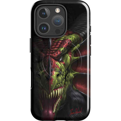 Lair of Shadows Dragon by Tom Wood iPhone 16 Pro Max Magsafe Impact Case