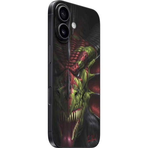 Lair of Shadows Dragon by Tom Wood iPhone 16 Skin