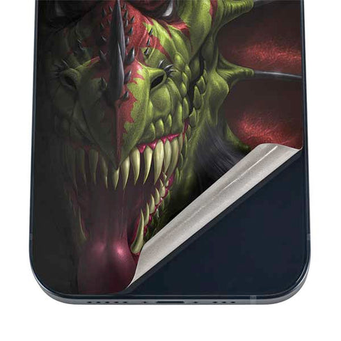 Lair of Shadows Dragon by Tom Wood iPhone 16 Skin