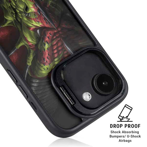 Lair of Shadows Dragon by Tom Wood iPhone 16e Kickstand Case
