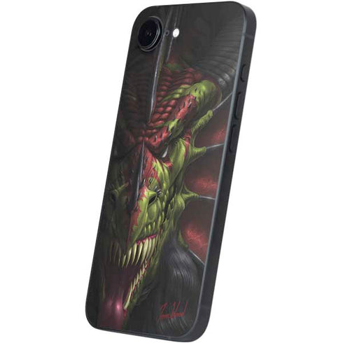 Lair of Shadows Dragon by Tom Wood iPhone 16e Skin