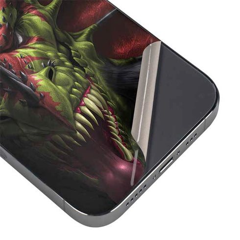 Lair of Shadows Dragon by Tom Wood iPhone 16e Skin