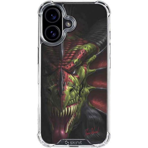 Lair of Shadows Dragon by Tom Wood iPhone 17 Clear Case