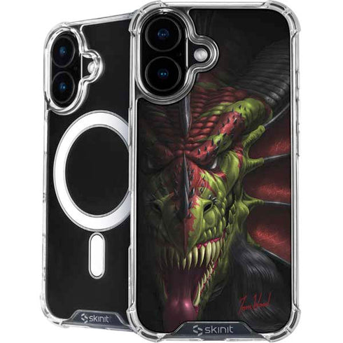 Lair of Shadows Dragon by Tom Wood iPhone 17 MagSafe Case