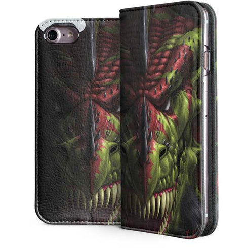 Lair of Shadows Dragon by Tom Wood iPhone 7 Folio Case
