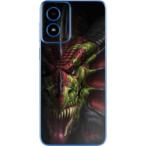 Lair of Shadows Dragon by Tom Wood Moto G Play 4G (2024) Skin