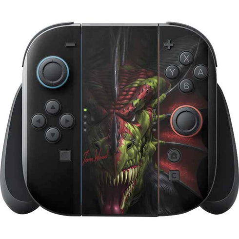 Lair of Shadows Dragon by Tom Wood Nintendo Switch 2 (2025) with Joy-Con Skin