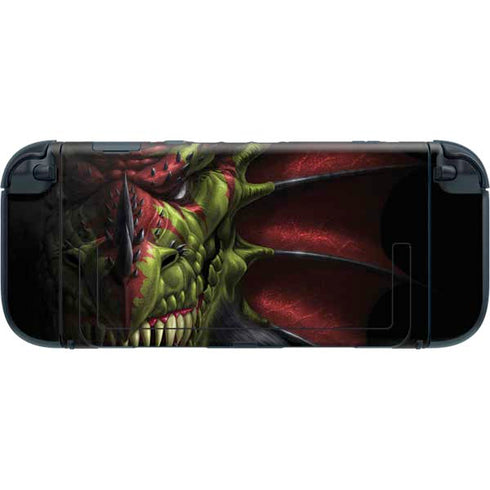 Lair of Shadows Dragon by Tom Wood Nintendo Switch 2 (2025) with Joy-Con Skin