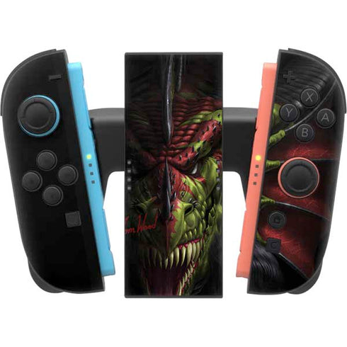 Lair of Shadows Dragon by Tom Wood Nintendo Switch 2 (2025) Joy-Con Controller Skin
