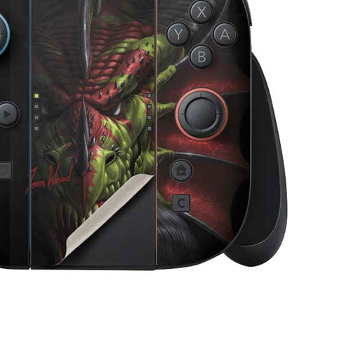 Lair of Shadows Dragon by Tom Wood Nintendo Switch 2 (2025) Joy-Con Controller Skin