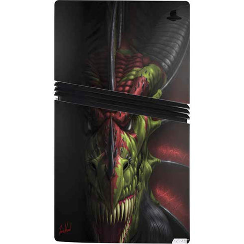 Lair of Shadows Dragon by Tom Wood PS5 Pro Bundle Skin