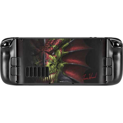 Tom Wood Lair of Shadows Dragon Steam Deck Handheld Gaming Computer Skin