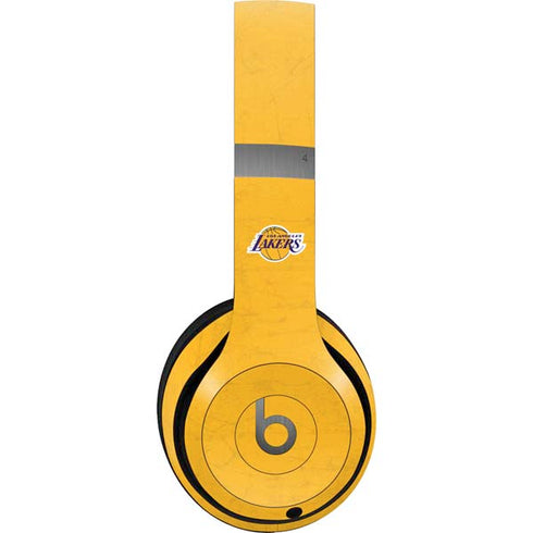 NBA Los Angeles Lakers Distressed Beats Solo 4 Wireless Headphones Skin