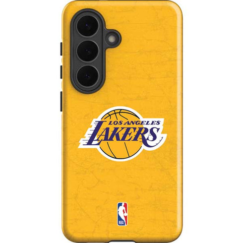 NBA Los Angeles Lakers Distressed Galaxy S26 Impact Case