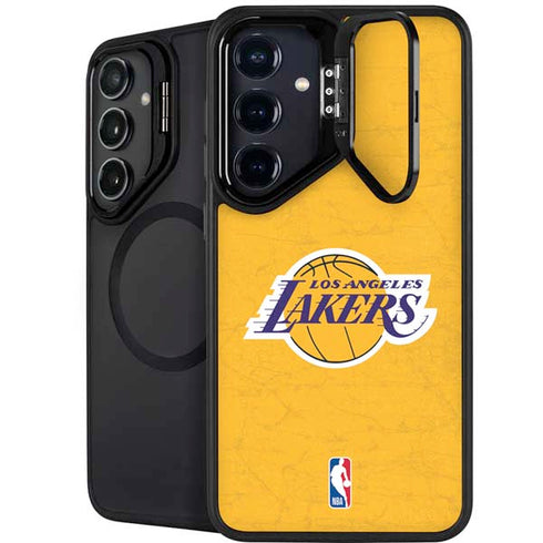NBA Los Angeles Lakers Distressed Galaxy S26 Kickstand Case
