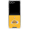 NBA Los Angeles Lakers Distressed Galaxy Z Flip7 Clear Case