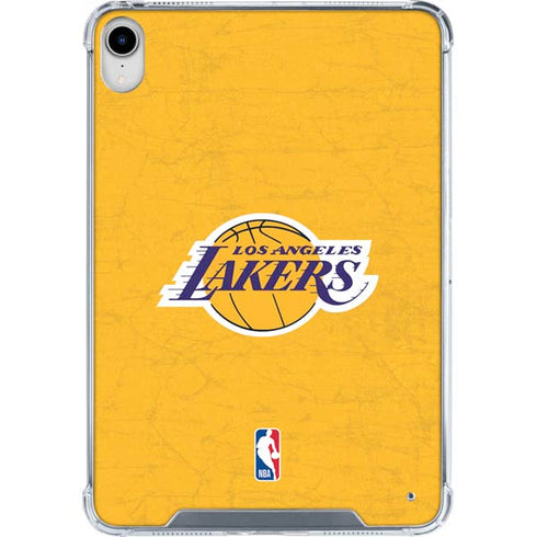 NBA Los Angeles Lakers Distressed iPad 11th Gen (2025) Clear Case