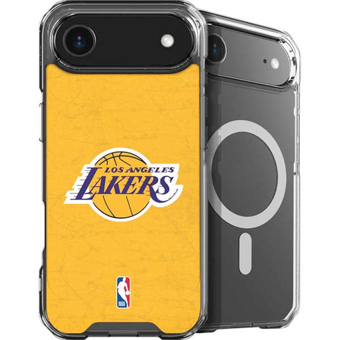 NBA Los Angeles Lakers Distressed iPhone 17 Air MagSafe Case