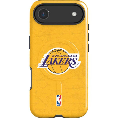NBA Los Angeles Lakers Distressed iPhone 17 Air Magsafe Impact Case
