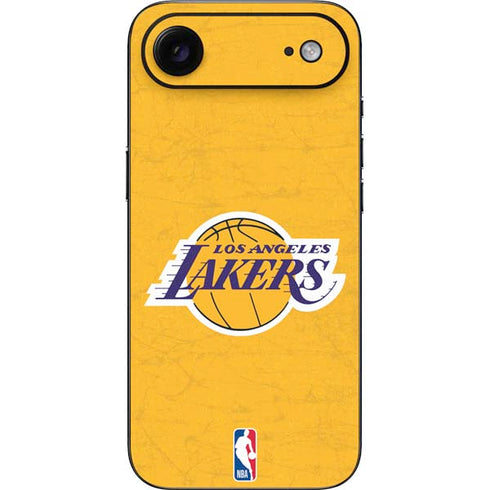 NBA Los Angeles Lakers Distressed iPhone 17 Air Skin
