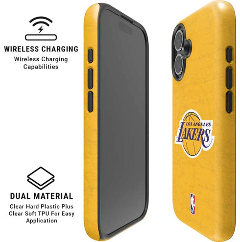 NBA Los Angeles Lakers Distressed iPhone 17 Magsafe Impact Case