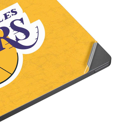 NBA Los Angeles Lakers Distressed Surface Laptop 7 13.8in Skin