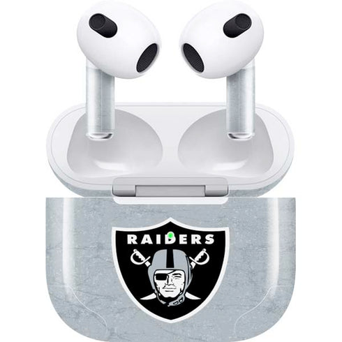 NFL Las Vegas Raiders - Alternate Distressed Apple AirPods (3rd Gen 2021) Skin