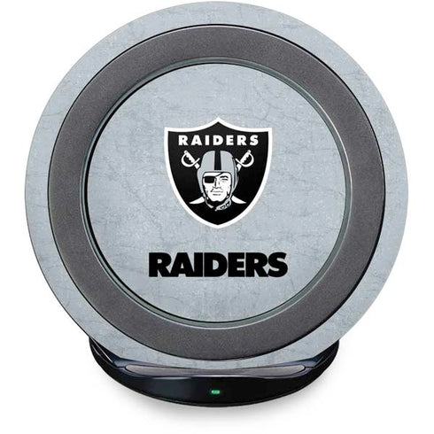 NFL Las Vegas Raiders - Alternate Distressed Fast Charge Wireless Charging Stand Skin