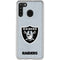 NFL Las Vegas Raiders - Alternate Distressed Galaxy A21 Clear Case