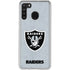 NFL Las Vegas Raiders - Alternate Distressed Galaxy A21 Clear Case