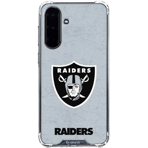 NFL Las Vegas Raiders - Alternate Distressed Galaxy A36 5G Clear Case