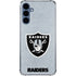 NFL Las Vegas Raiders - Alternate Distressed Galaxy A55 5G Clear Case