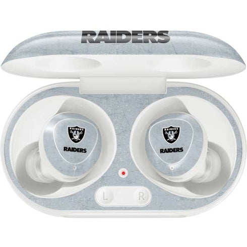 NFL Las Vegas Raiders - Alternate Distressed Galaxy Buds Plus Skin