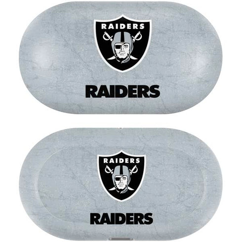 NFL Las Vegas Raiders - Alternate Distressed Galaxy Buds Plus Skin