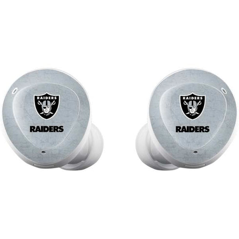 NFL Las Vegas Raiders - Alternate Distressed Galaxy Buds Plus Skin