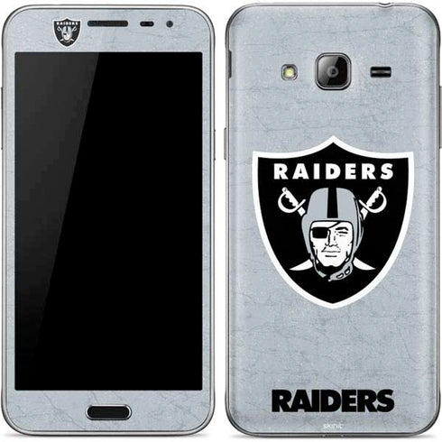 NFL Las Vegas Raiders - Alternate Distressed Galaxy J3 Skin