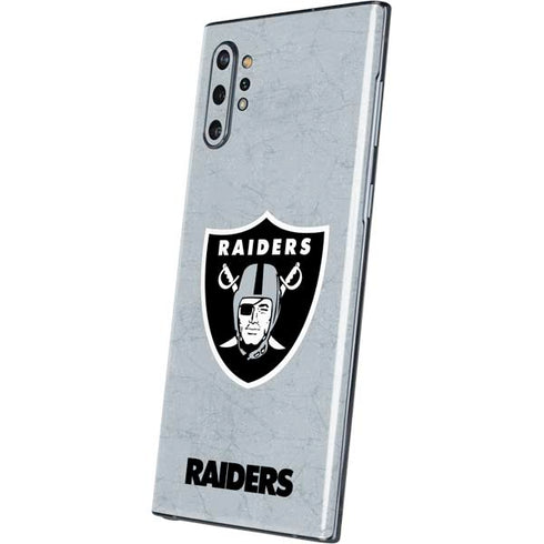 NFL Las Vegas Raiders - Alternate Distressed Galaxy Note 10 Plus Skin