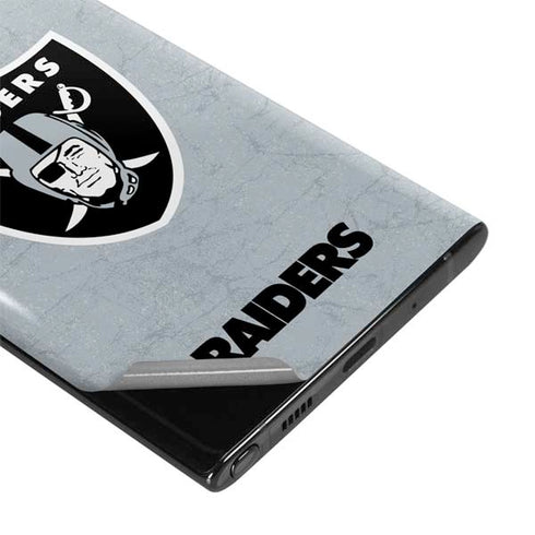 NFL Las Vegas Raiders - Alternate Distressed Galaxy Note 10 Plus Skin