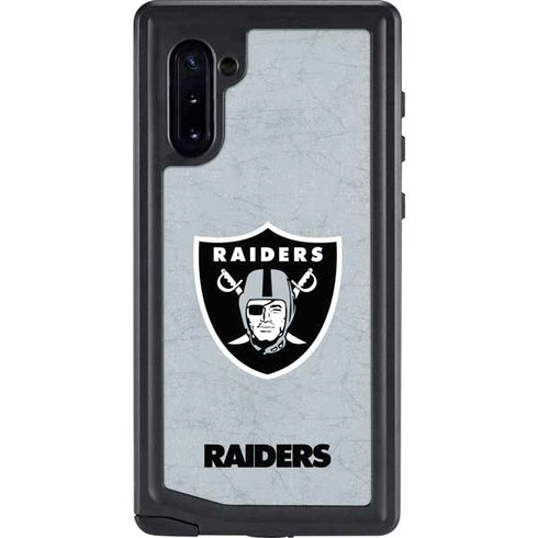 NFL Las Vegas Raiders - Alternate Distressed Galaxy Note 10 Waterproof Case