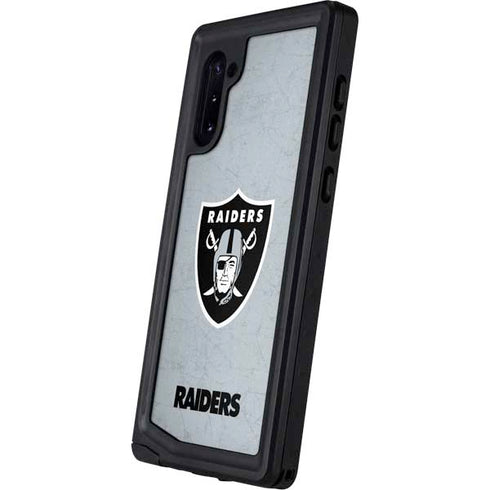 NFL Las Vegas Raiders - Alternate Distressed Galaxy Note 10 Waterproof Case