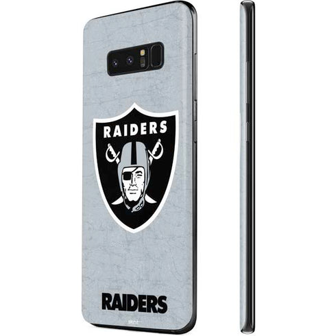 NFL Las Vegas Raiders - Alternate Distressed Galaxy Note 8 Skin