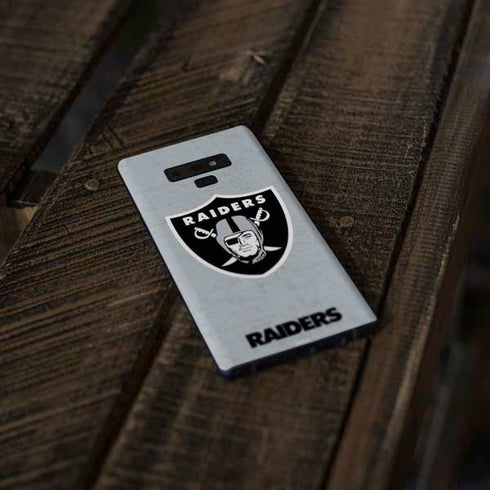 NFL Las Vegas Raiders - Alternate Distressed Galaxy Note 9 Skin