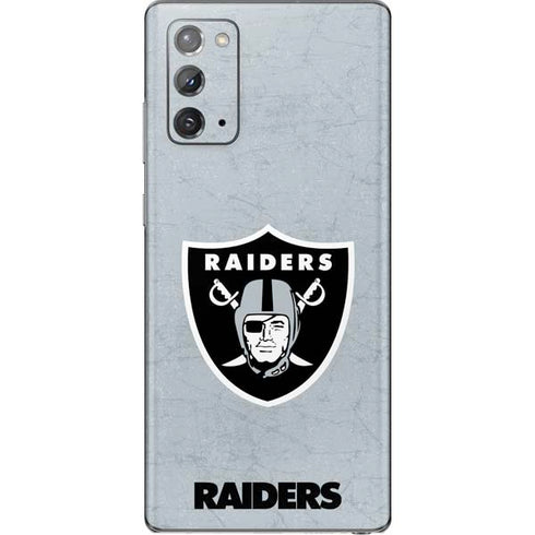 NFL Las Vegas Raiders - Alternate Distressed Galaxy Note20 5G Skin