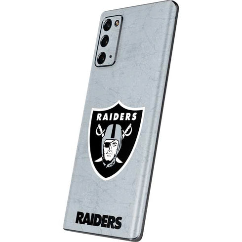 NFL Las Vegas Raiders - Alternate Distressed Galaxy Note20 5G Skin