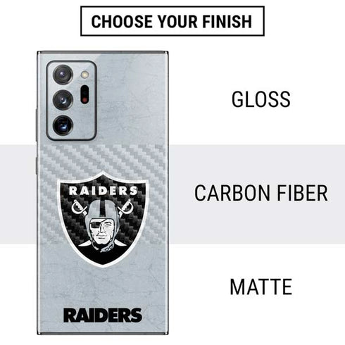 NFL Las Vegas Raiders - Alternate Distressed Galaxy Note20 Ultra 5G Skin