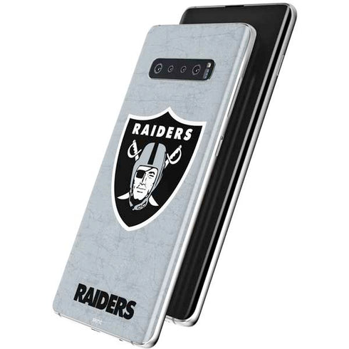 NFL Las Vegas Raiders - Alternate Distressed Galaxy S10 Plus Skin