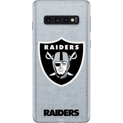 NFL Las Vegas Raiders - Alternate Distressed Galaxy S10 Skin
