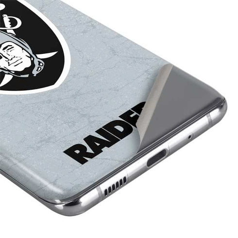 NFL Las Vegas Raiders - Alternate Distressed Galaxy S20 Plus Skin